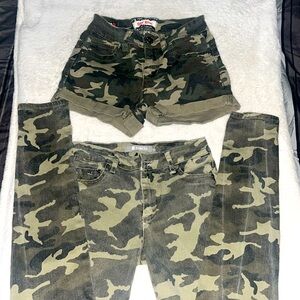 Girl ripped  shorts/ jeans 10-14 & XS